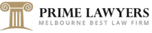 logo prime lawyers black